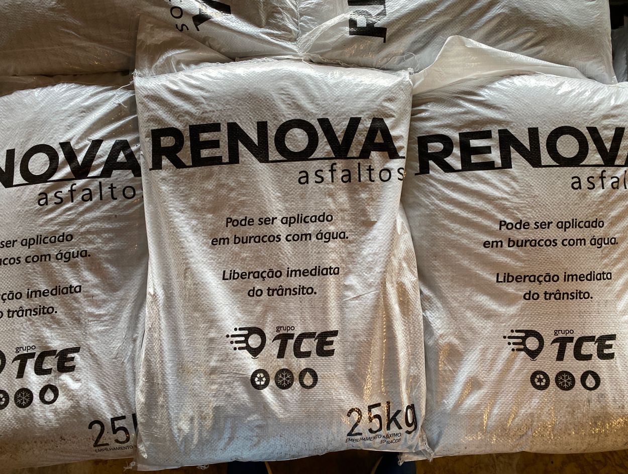 CBUQ Estocável em Sacos de 25kg